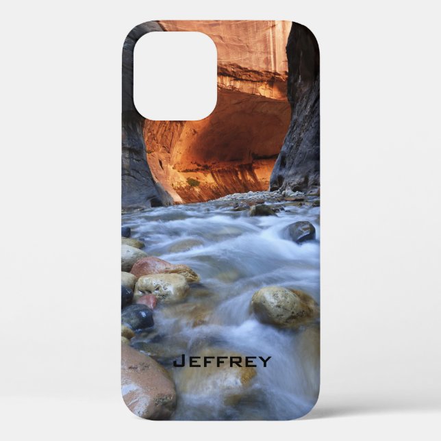  Personalized Name, Zion National Park the Narrows Case-Mate iPhone Case (Back)