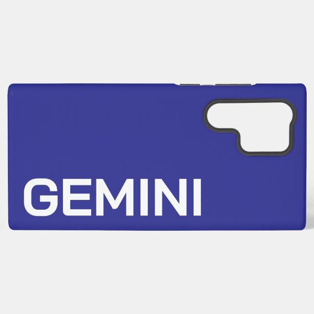 PERSONALIZED NAME ZODIAC SIGN STYLISH MODERN  SAMSUNG GALAXY CASE (Back Horizontal)