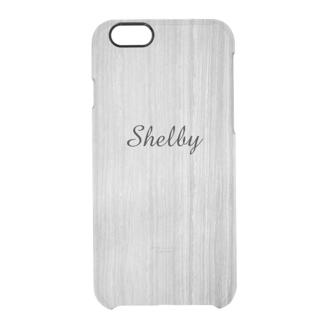 Personalized Named Granite Stripes iPhone 6/6s Uncommon iPhone Case (Back)