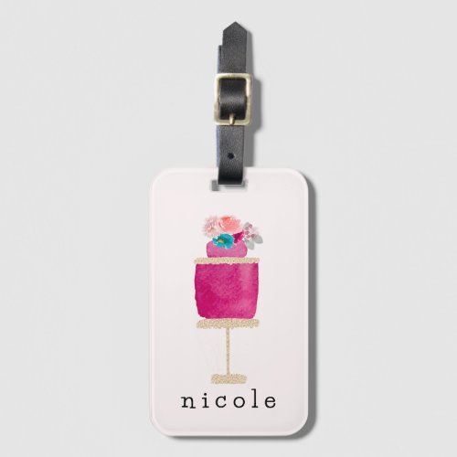 Personalized Named Luggage Tag For Girls