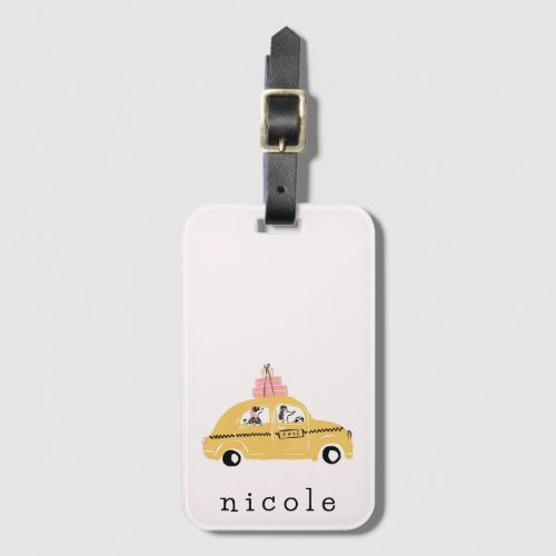 Personalized Named Luggage Tag For Girls