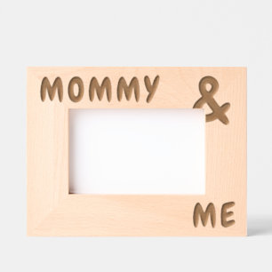 Personalized Names Big and Bold Mommy and Me Engraved Frames