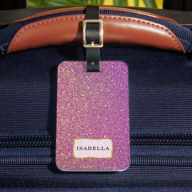 personalized names luggage tag (Front Insitu 2)