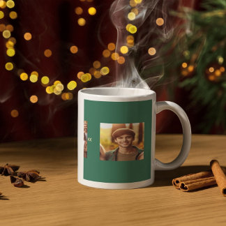 Personalized Namesake Family Photo and Year Design Coffee Mug