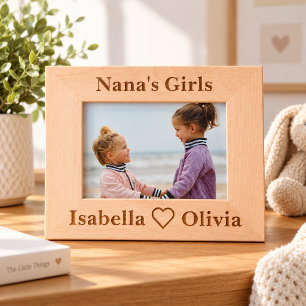 Personalized Nana’s Girls Picture Frame