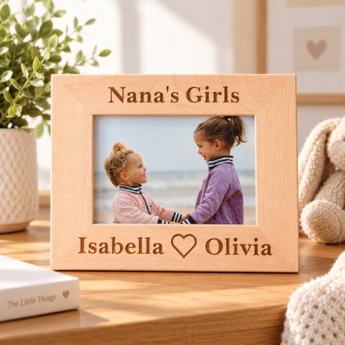 Personalized Nana’s Girls Picture Frame Personalized Nana’s Girls Picture Frame