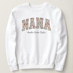 Personalized Nana with Grandkids Names Sweatshirt