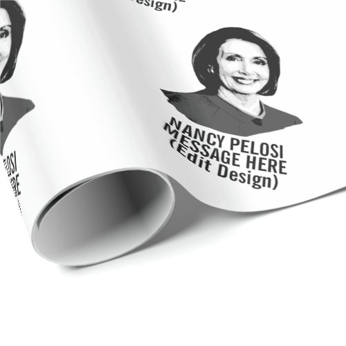 Personalized Nancy Pelosi Wrapping Paper