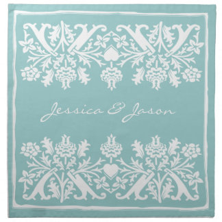 Personalized Napkins 20" (Set of 4) Wedgewood Blue