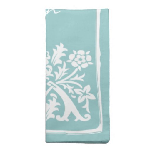 Personalized Napkins 20" (Set of 4) Wedgewood Blue Zazzle