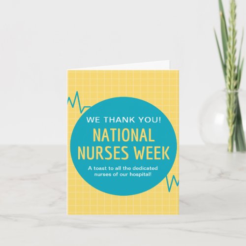 Personalized National Nurses Week Card