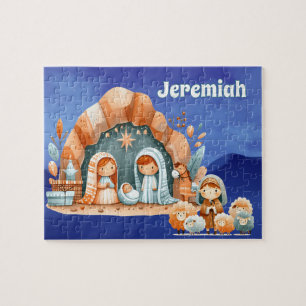 Personalized Nativity Jigsaw Puzzle