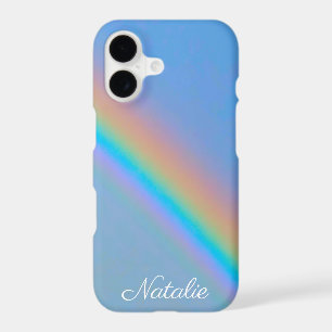 Personalized natural real rainbow iPhone 17 case