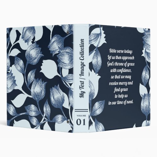 Personalized Nature Art for Serene Decor 3 Ring Binder