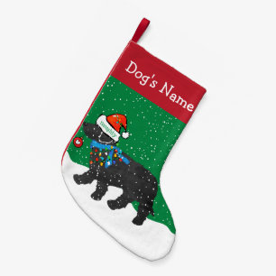 Personalized Naughty Christmas Labradoodle Small Christmas Stocking