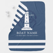 Personalized Nautical Boat Name Modern 