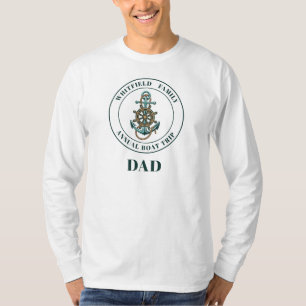 Personalized Nautical Family Yacht Summer Sailing T-Shirt