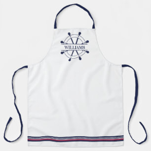 Personalized Nautical Kitchen Apron