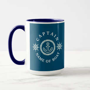 Personalized Nautical Mug Captain/Boat Names