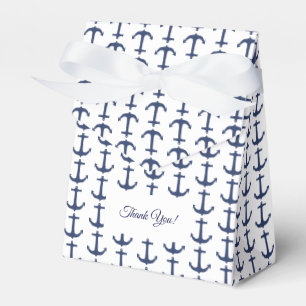 Personalized Nautical Theme Party Favor Box