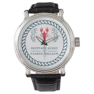 Personalized Nautical Wedding Watch