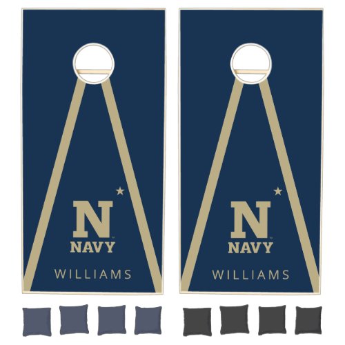 Personalized Naval Academy Logo Cornhole Set