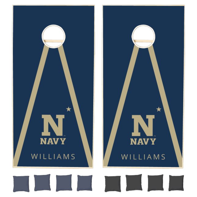Personalized Naval Academy Logo Cornhole Set (Set)