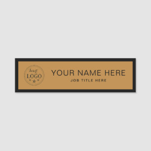 Personalized Navy Blue 3.5" X 1" Rectangle Name Ta Tag