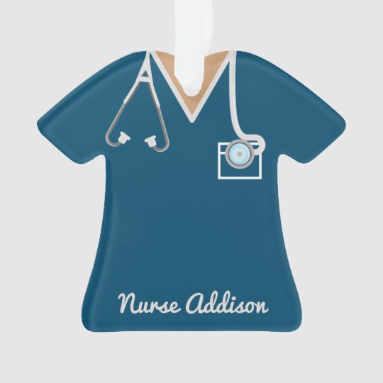 personalized nurse scrubs