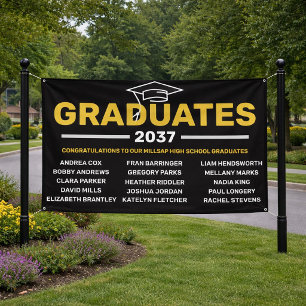 Personalized Neighborhood Graduation Banner