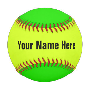 Personalized Neon Colored Baseball