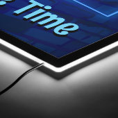 Personalized Neon Kids Zone Play Room LED Sign (Corner)