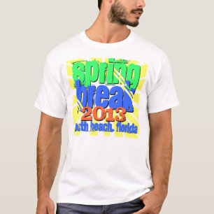 Personalized Neon Spring Break 2013 T-Shirts