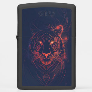 Personalized Neon Tiger Lighter