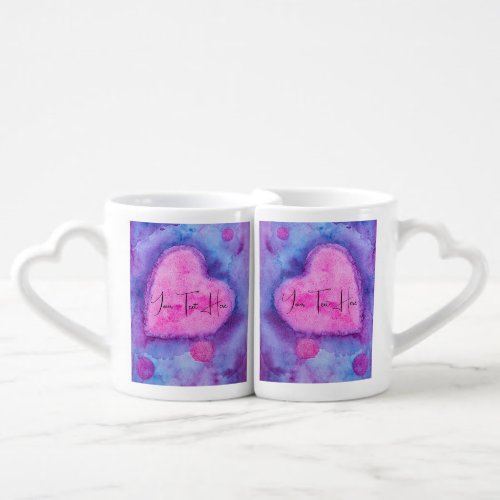 Personalized Nesting Valentine Mugs for Couples