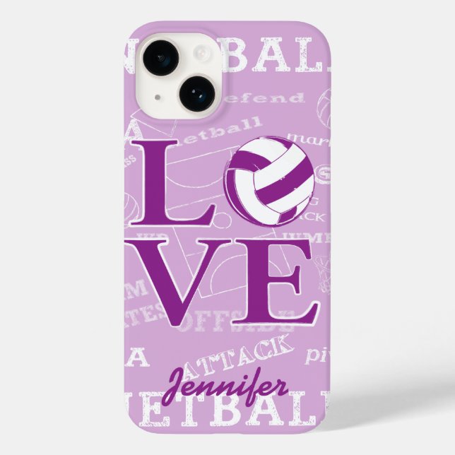Personalized netball device case (Back)
