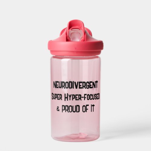 Personalized Neurodivergent Water Bottle