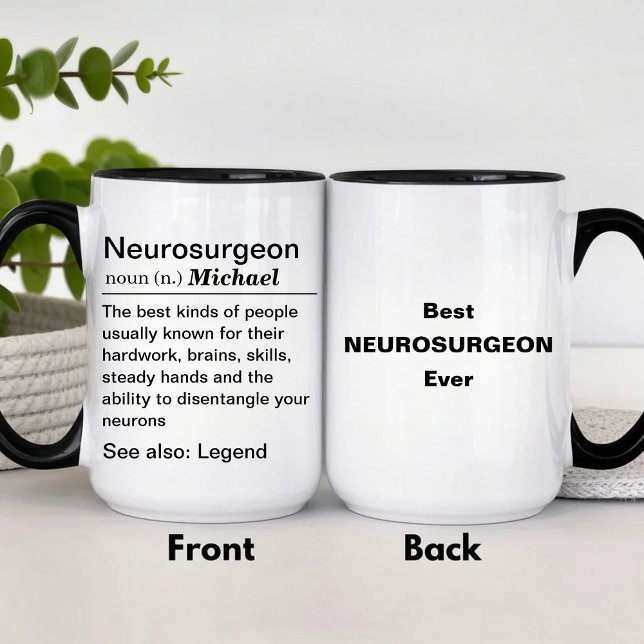 Personalized Neurosurgeon Definition Mug (Creator Uploaded)