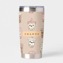 Personalized Neutral Cute Milky Bubble Tea