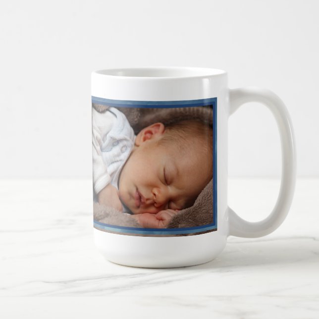 Personalized New Baby / Grandparent Uncle Aunt... Coffee Mug (Right)