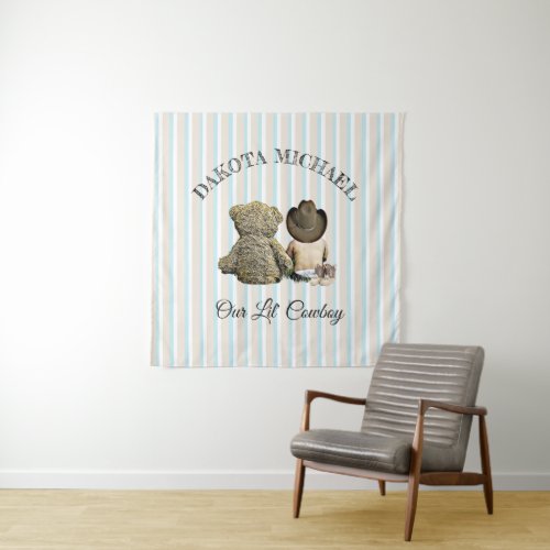 Personalized New Baby Nursery Tapestry