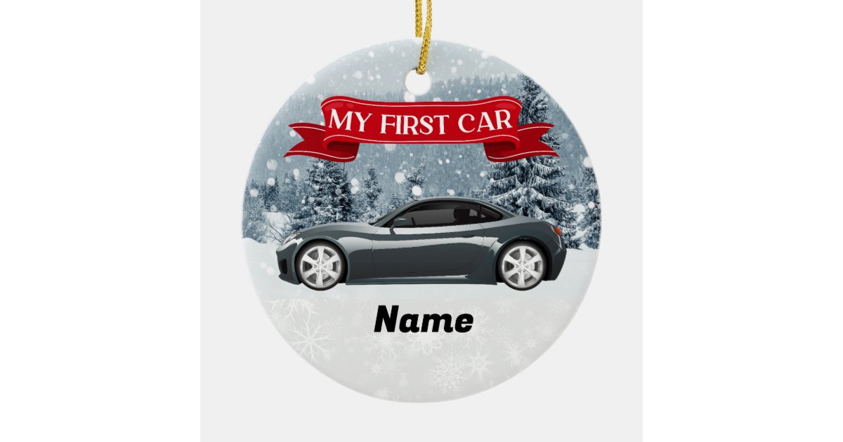 Personalized New Car Ornament Zazzle