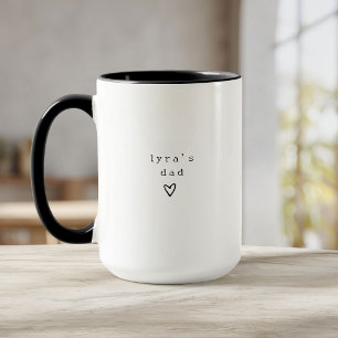 Personalized New Dad  Cute First Time Father Mug