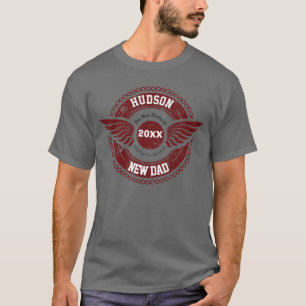 Personalized New Dad T-Shirt