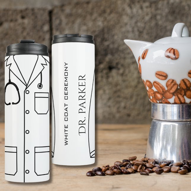 Personalized New Doctor White Coat Ceremony Thermal Tumbler (Creator Uploaded)
