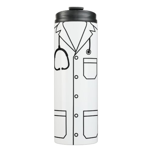 Personalized New Doctor White Coat Ceremony Thermal Tumbler