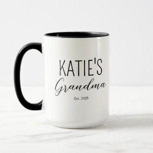 Personalized New Grandpa & Grandma Coffee Mug Gift