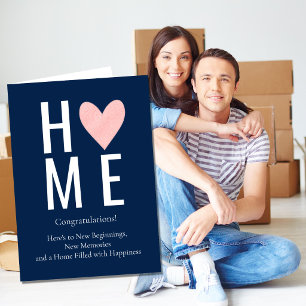 Personalized New Home Congratulations Card New