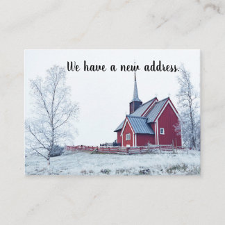 Personalized New Home Design Enclosure Card