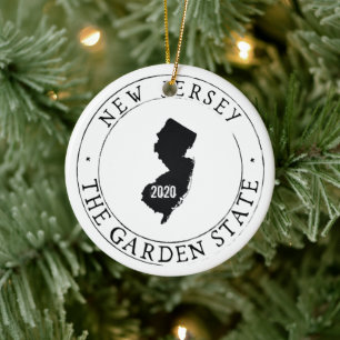 Personalized New Jersey Ornament